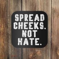 Gym Spread Cheeks Not Hate Funny Workout Fitness Women Coaster thumb 0