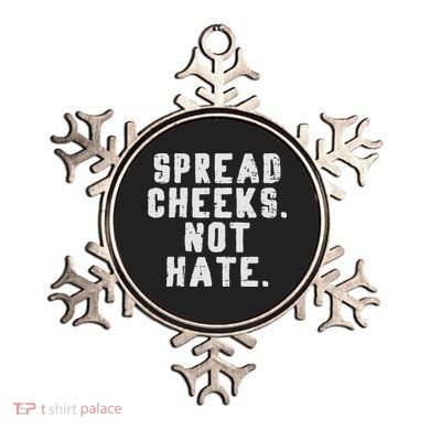 Gym Spread Cheeks Not Hate Funny Workout Fitness Women Ornament