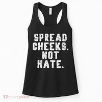 Gym Spread Cheeks Not Hate Funny Workout Fitness Women Women's Tank Top thumb 0