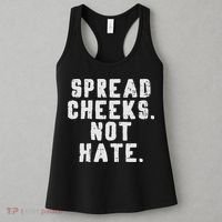 Gym Spread Cheeks Not Hate Funny Workout Fitness Women Women's Tank Top thumb 3