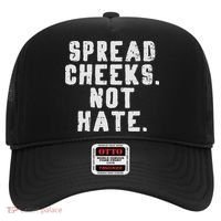 Gym Spread Cheeks Not Hate Funny Workout Fitness Women Hat thumb 0