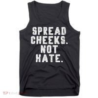 Gym Spread Cheeks Not Hate Funny Workout Fitness Women Tank Top thumb 0