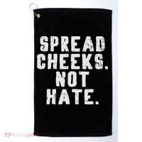 Gym Spread Cheeks Not Hate Funny Workout Fitness Women Golf Towel thumb 0