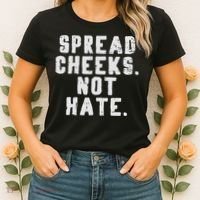 Gym Spread Cheeks Not Hate Funny Workout Fitness Women Women's T-Shirt thumb 2