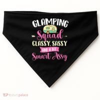 Glamping Squad Classy Sassy Glamper Glamorous Camping Camper USA-Made Doggie Bandana thumb 0
