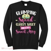 Glamping Squad Classy Sassy Glamper Glamorous Camping Camper Sweatshirt thumb 0