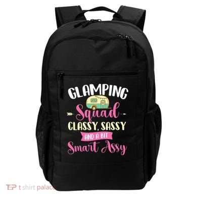 Glamping Squad Classy Sassy Glamper Glamorous Camping Camper Backpack