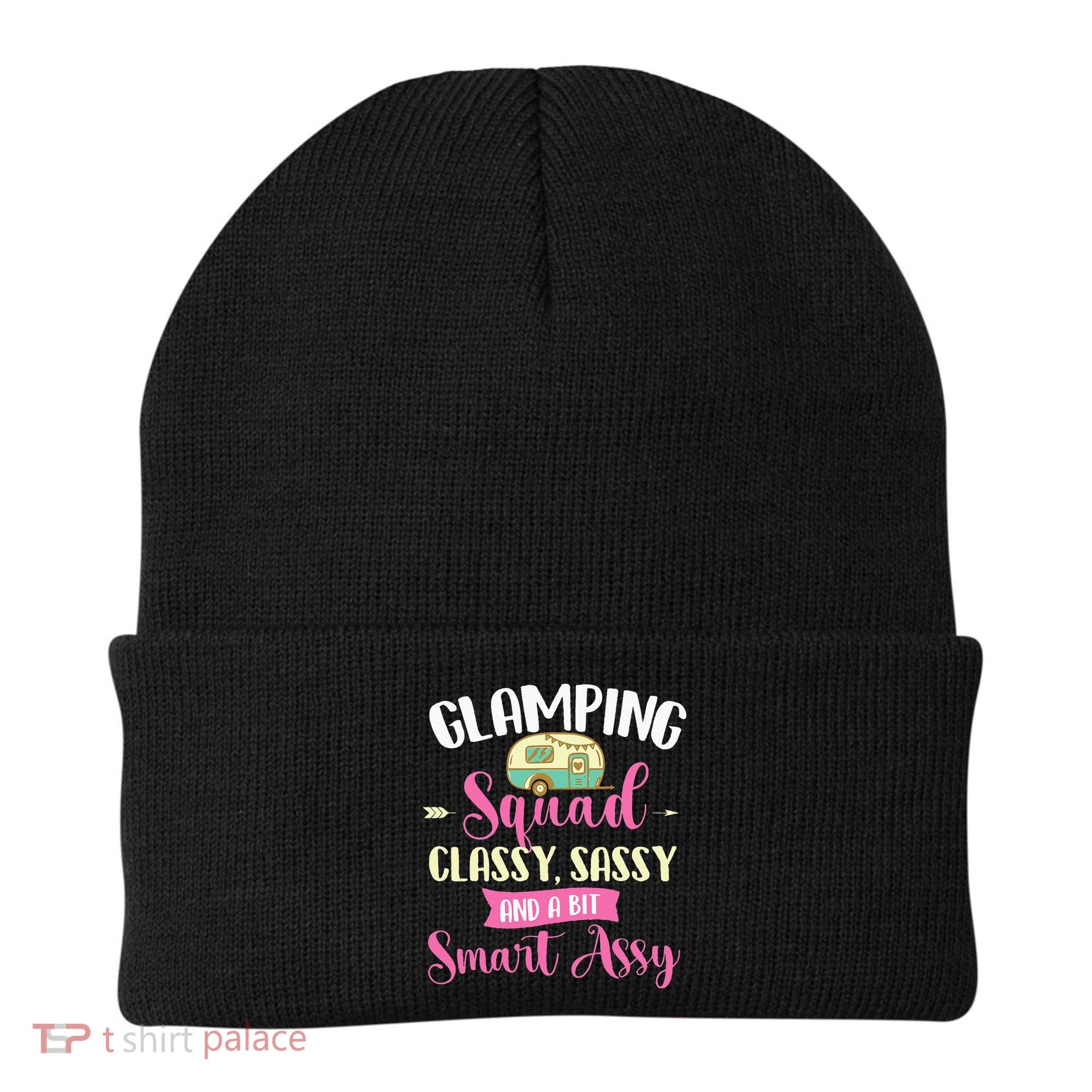 Glamping Squad Classy Sassy Glamper Glamorous Camping Camper Beanie