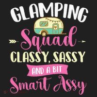 Glamping Squad Classy Sassy Glamper Glamorous Camping Camper Beanie thumb 2