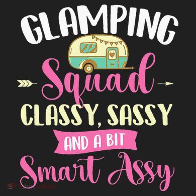 Glamping Squad Classy Sassy Glamper Glamorous Camping Camper Women's Cooling Performance Crew T-Shirt