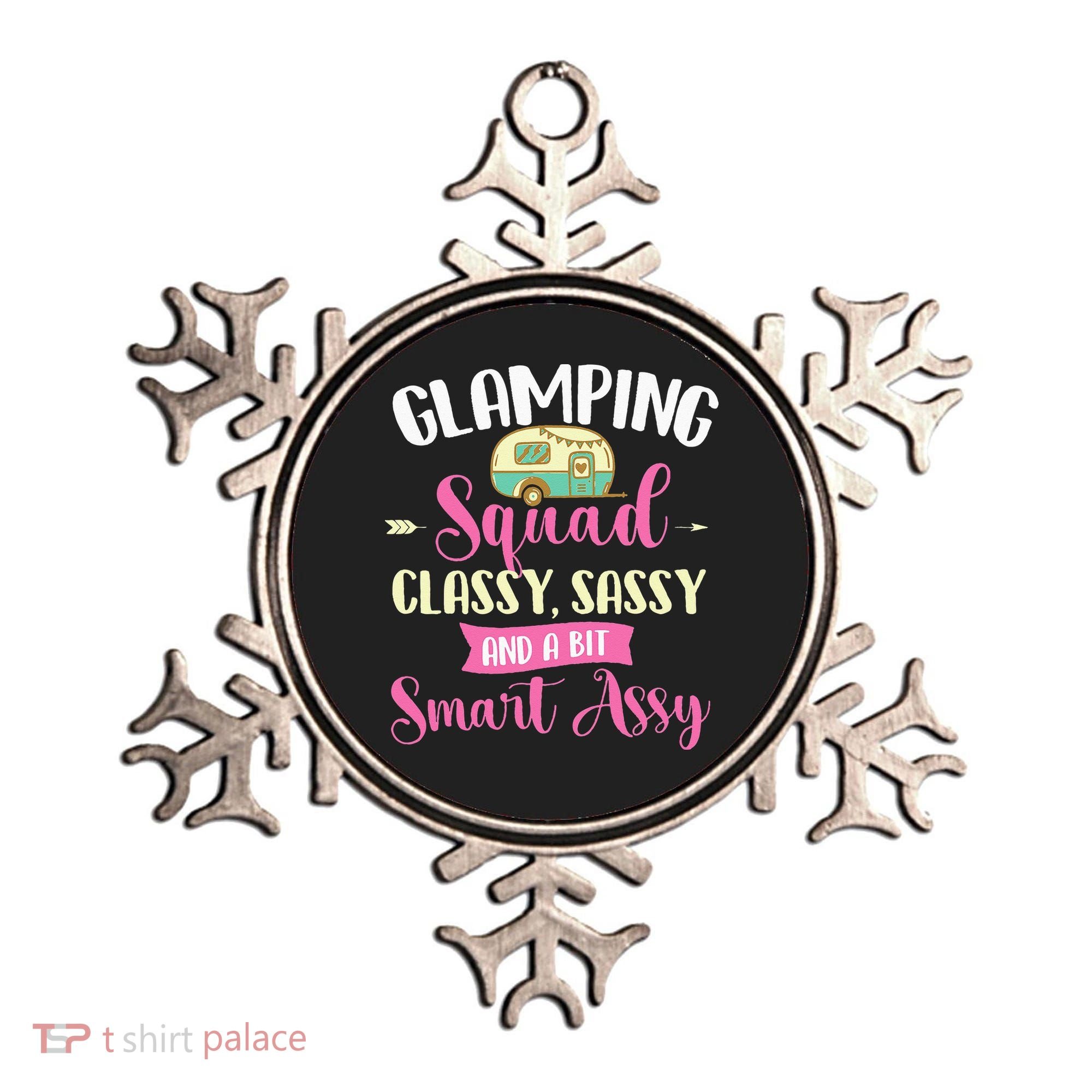 Glamping Squad Classy Sassy Glamper Glamorous Camping Camper Ornament