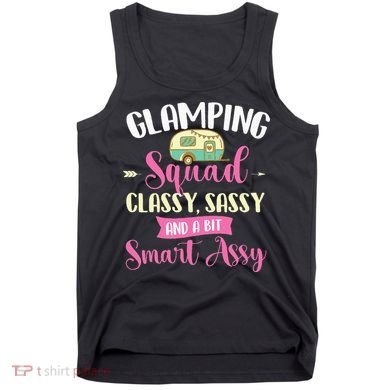 Glamping Squad Classy Sassy Glamper Glamorous Camping Camper Tank Top