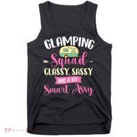 Glamping Squad Classy Sassy Glamper Glamorous Camping Camper Tank Top thumb 0
