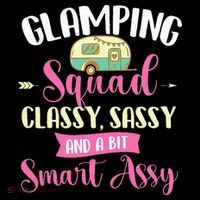 Glamping Squad Classy Sassy Glamper Glamorous Camping Camper Visor thumb 3