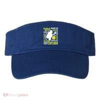 Girls Softball Catcher Great Traits Of A Catcher Funny Gift Visor thumb 0