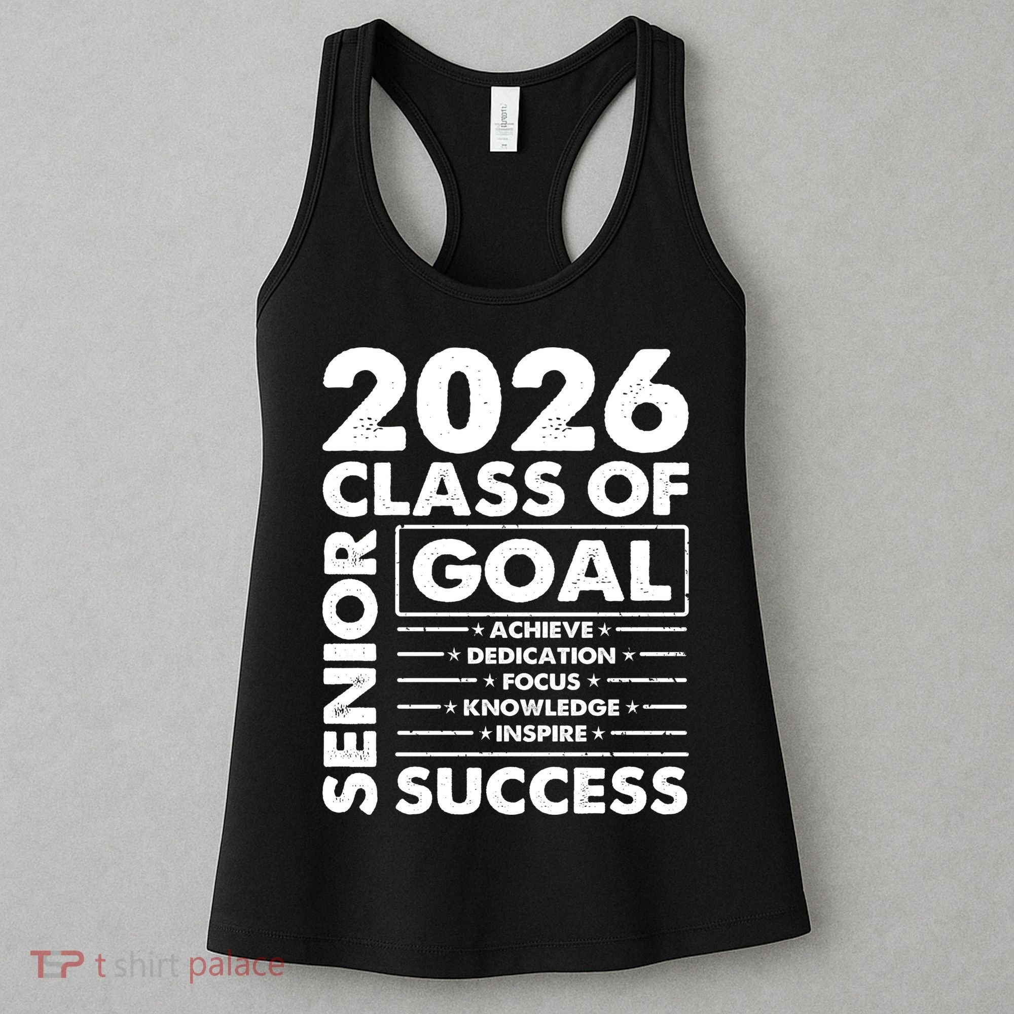 Goal Success Class Of 2026 Senior Grad Graduation Women's Tank Top