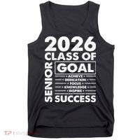 Goal Success Class Of 2026 Senior Grad Graduation Tank Top thumb 0