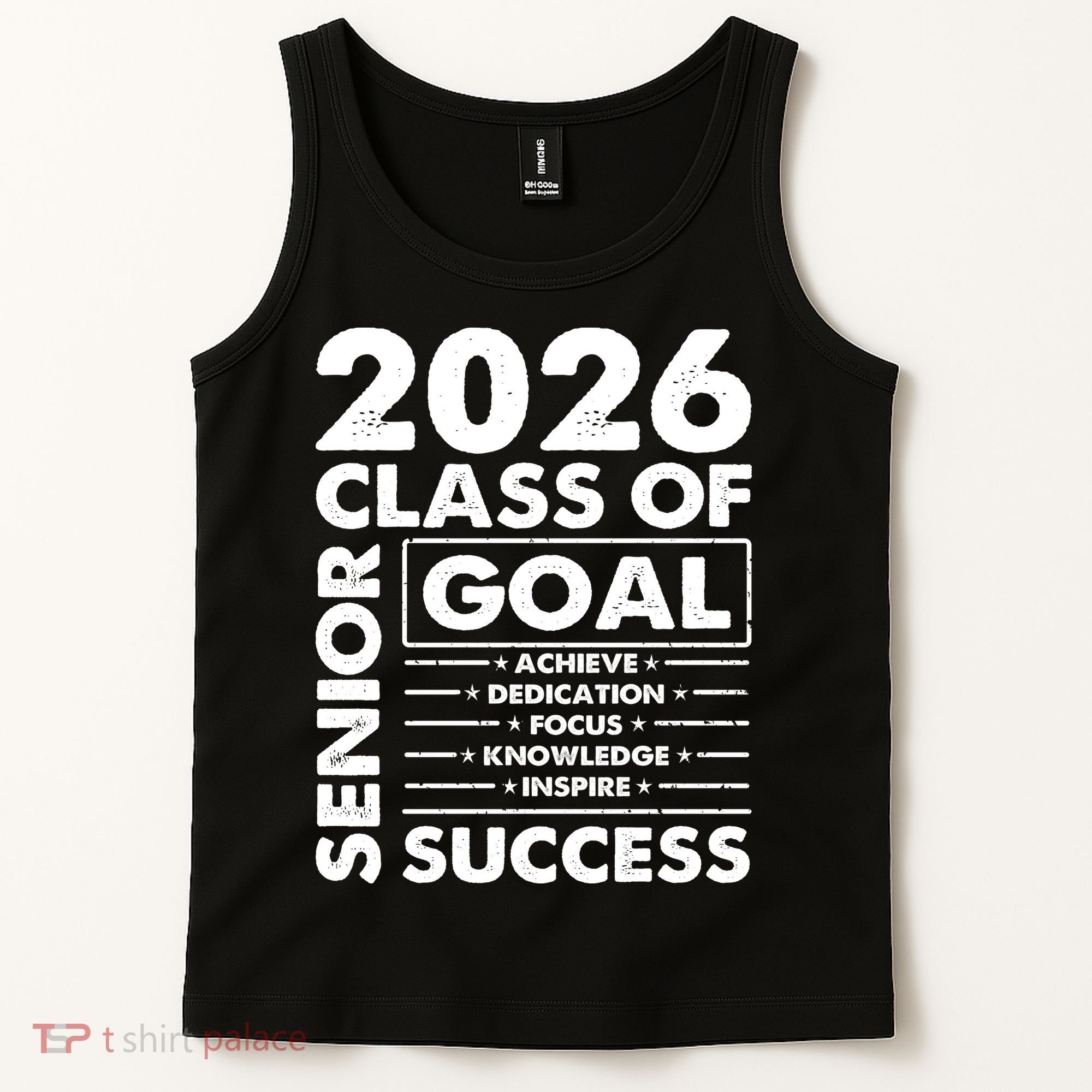 Goal Success Class Of 2026 Senior Grad Graduation Tank Top