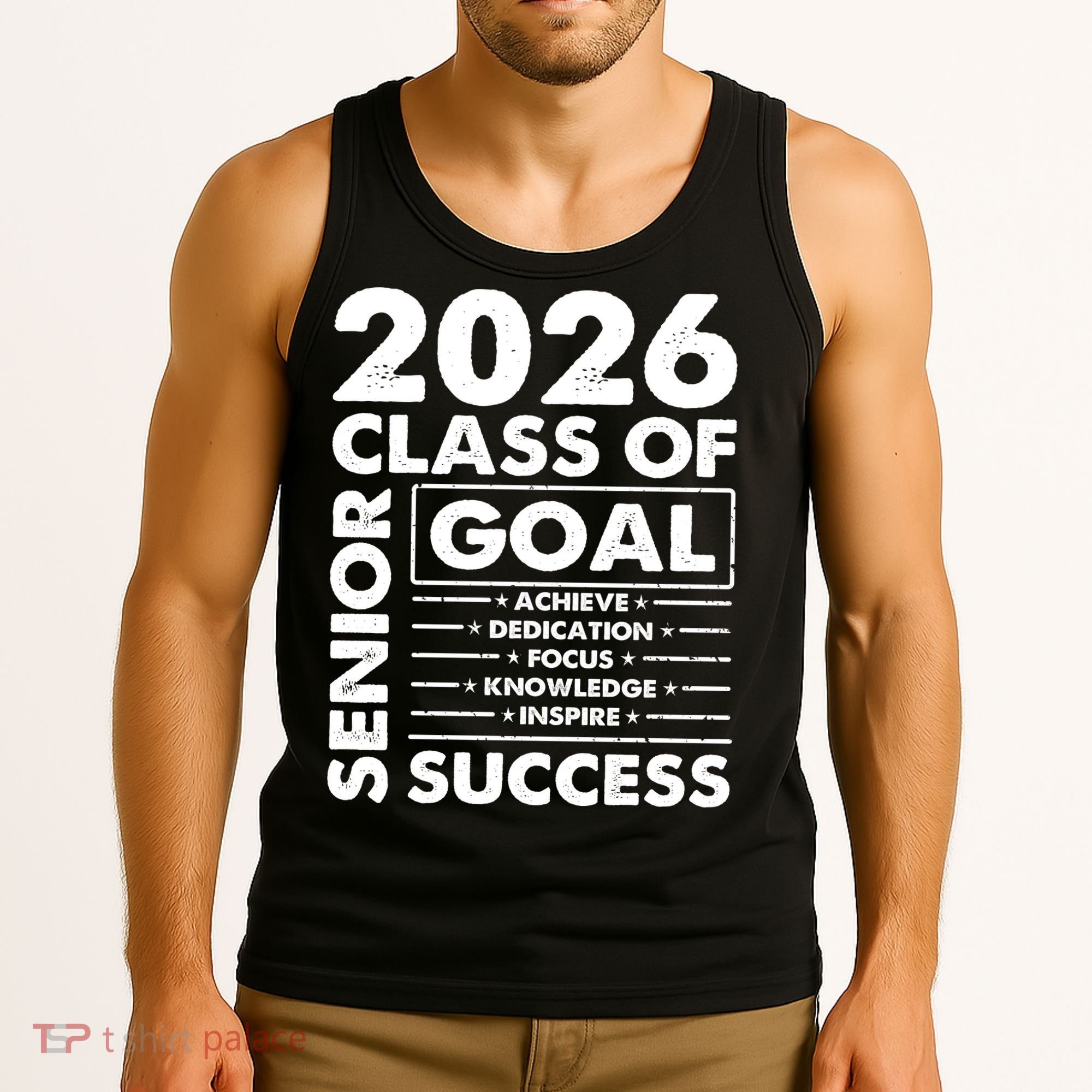 Goal Success Class Of 2026 Senior Grad Graduation Tank Top