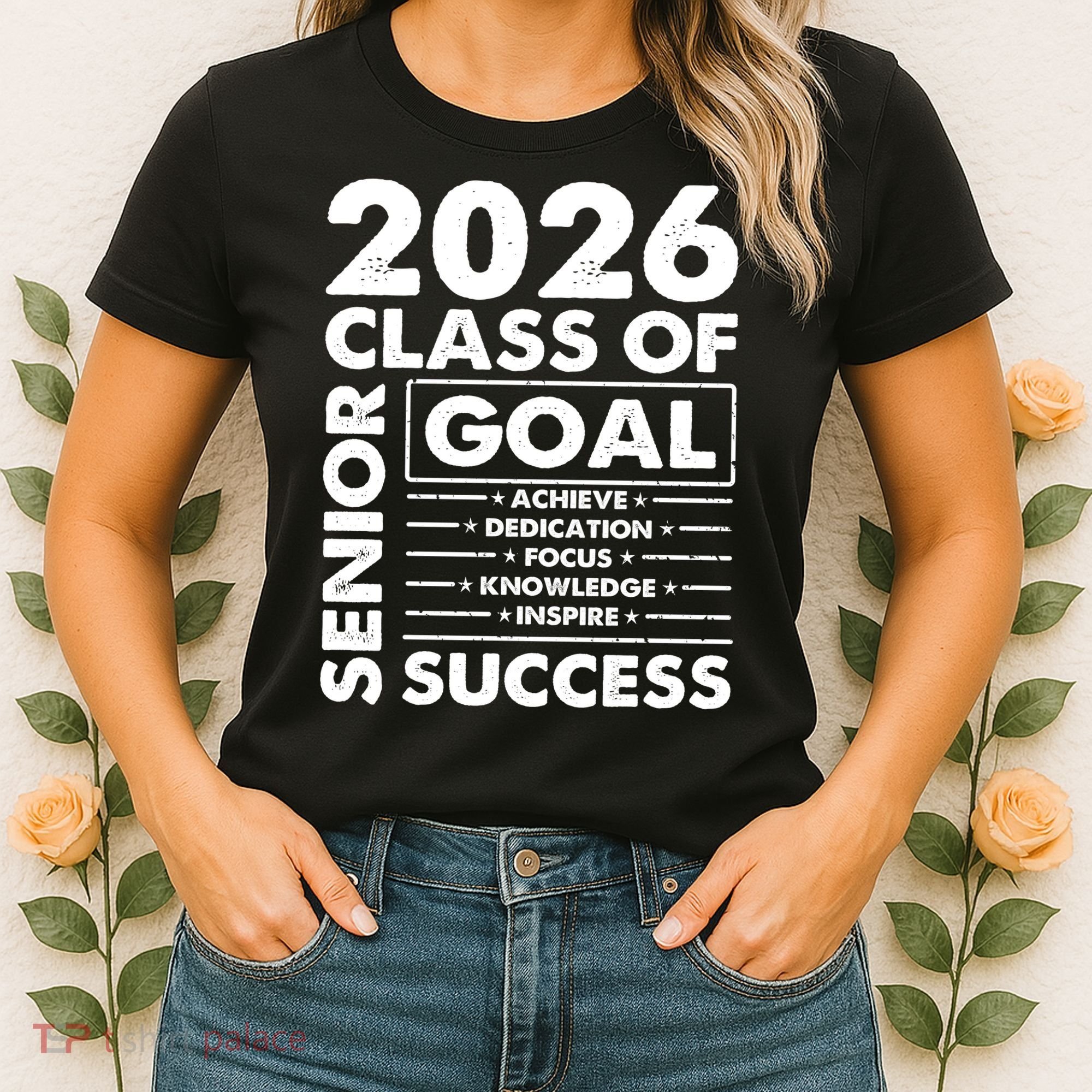 Goal Success Class Of 2026 Senior Grad Graduation Women's T-Shirt