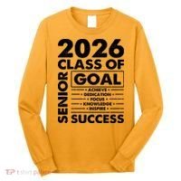 Goal Success Class Of 2026 Senior Grad Graduation Long Sleeve Shirt thumb 0