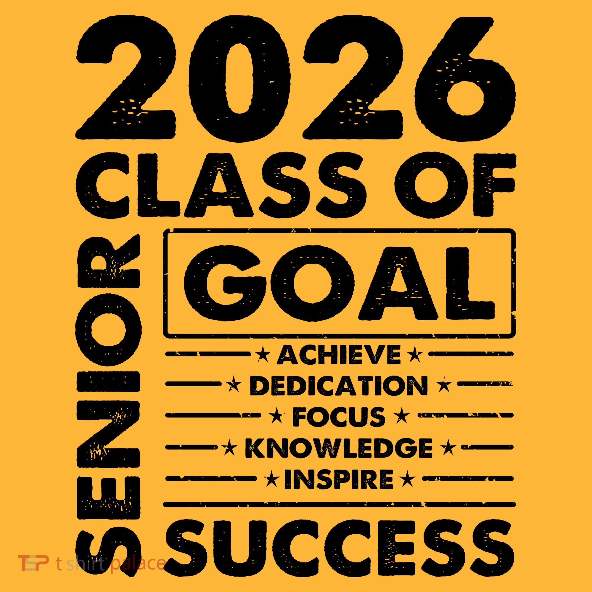 Goal Success Class Of 2026 Senior Grad Graduation Long Sleeve Shirt