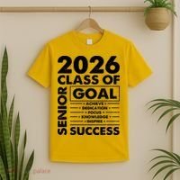 Goal Success Class Of 2026 Senior Grad Graduation T-Shirt thumb 2