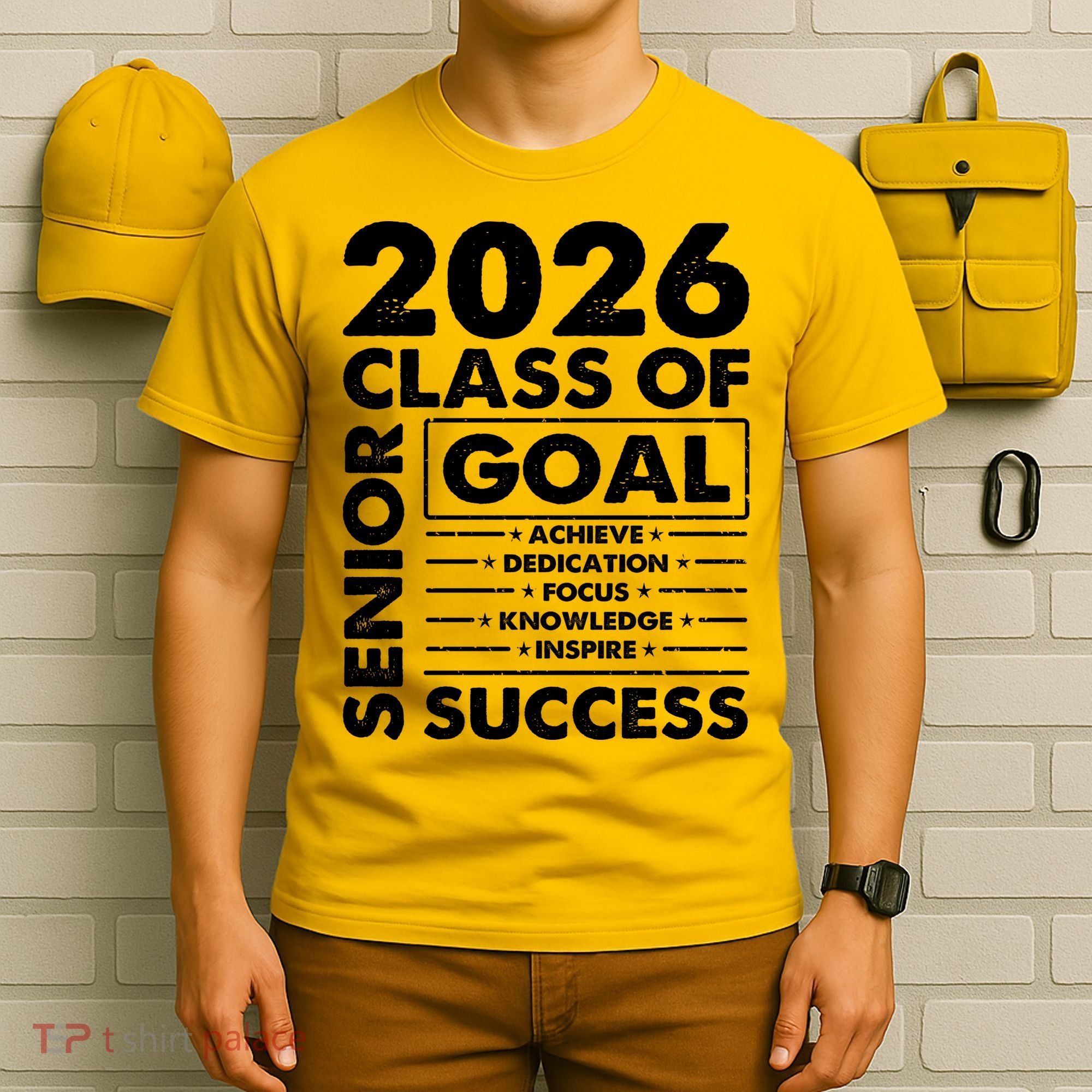 Goal Success Class Of 2026 Senior Grad Graduation T-Shirt