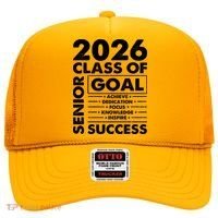Goal Success Class Of 2026 Senior Grad Graduation Hat thumb 0