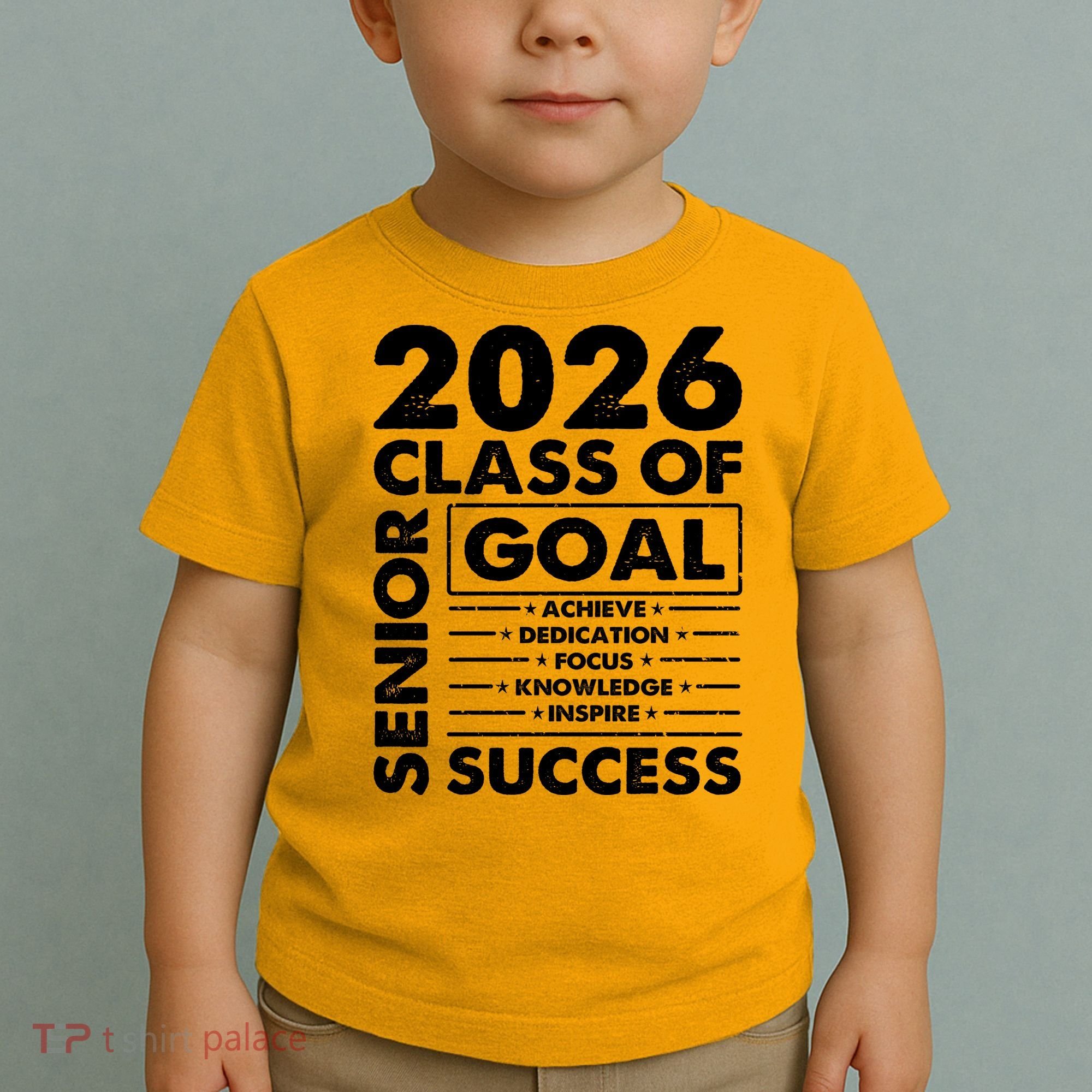 Goal Success Class Of 2026 Senior Grad Graduation Toddler T-Shirt