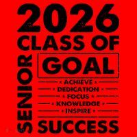 Goal Success Class Of 2026 Senior Grad Graduation Santa Hat thumb 1