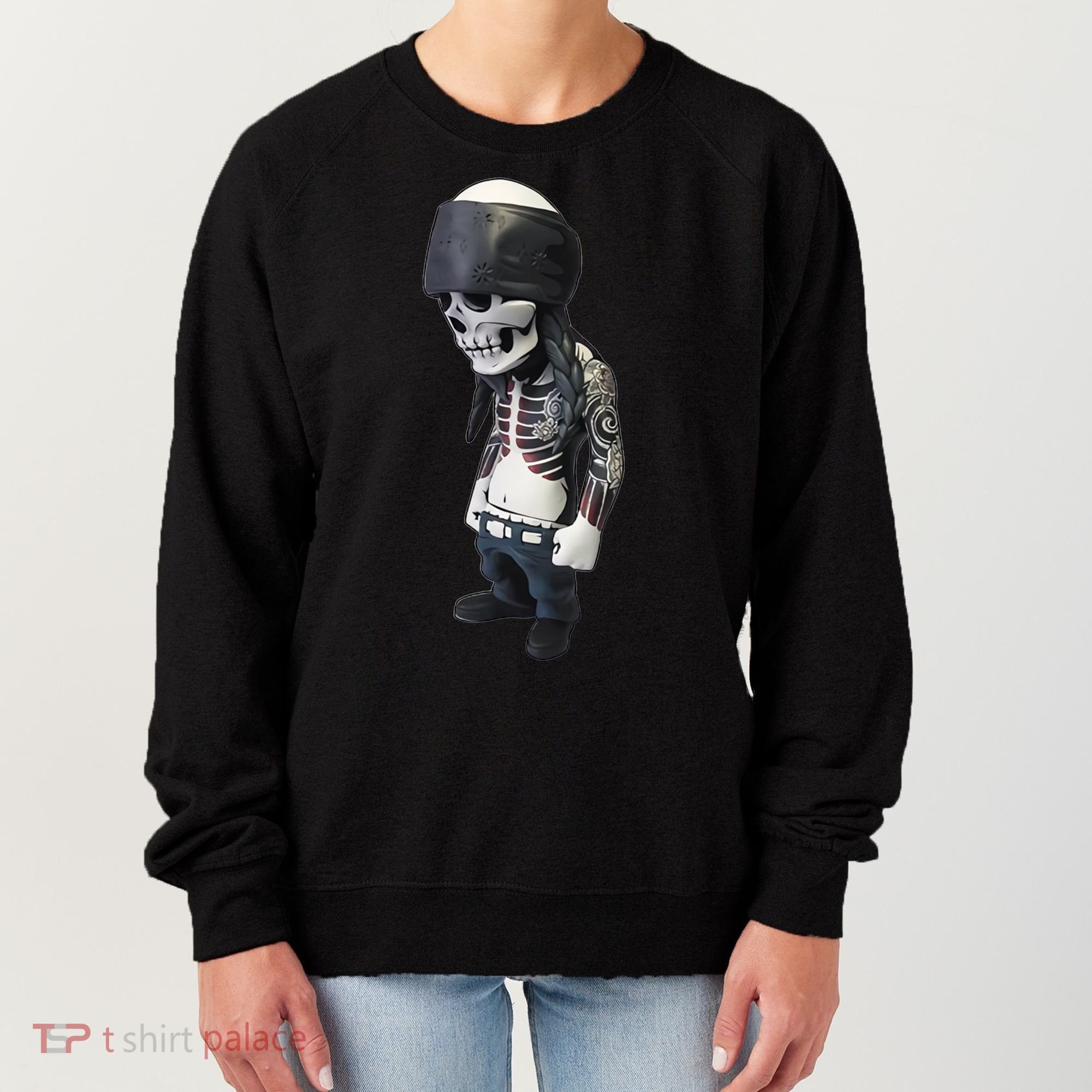 Gangster Skull Cool Swag Women's Sweatshirt