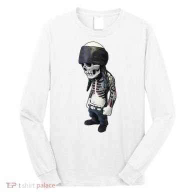 Gangster Skull Cool Swag Long Sleeve Shirt