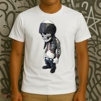 Gangster Skull Cool Swag T-Shirt thumb 3