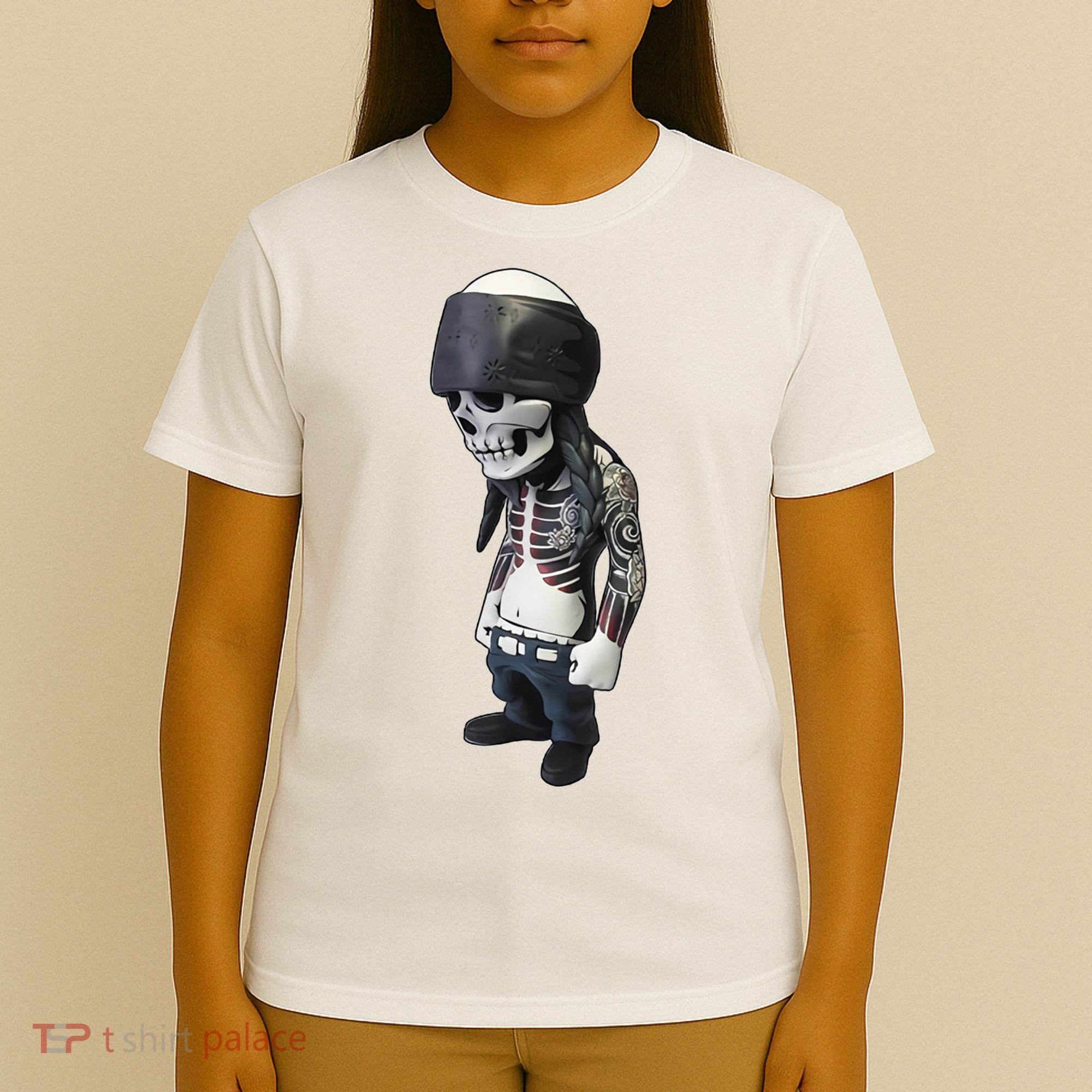 Gangster Skull Cool Swag T-Shirt