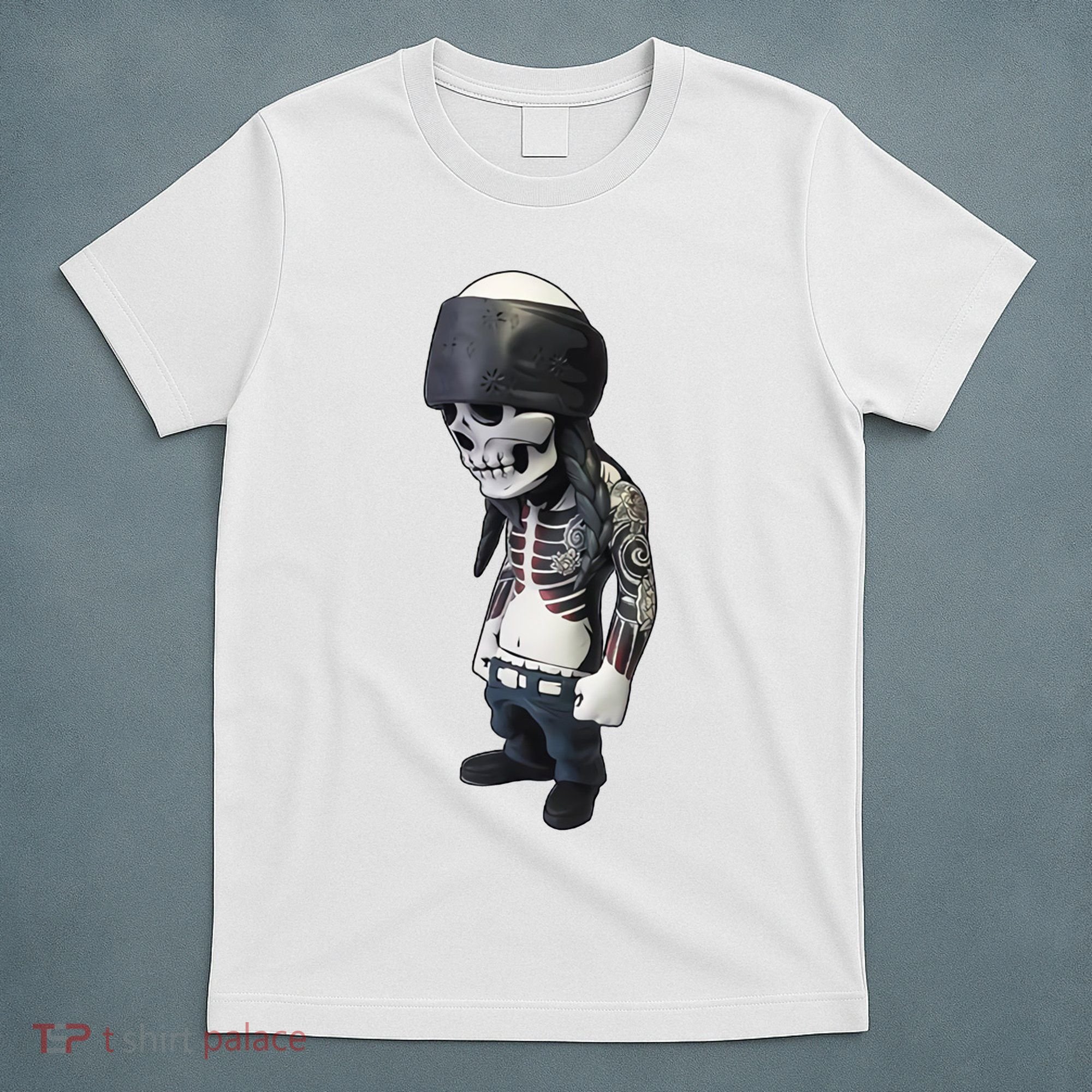 Gangster Skull Cool Swag T-Shirt