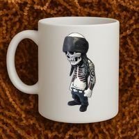 Gangster Skull Cool Swag Coffee Mug thumb 2