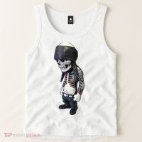 Gangster Skull Cool Swag Tank Top thumb 2