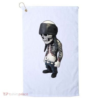 Gangster Skull Cool Swag Golf Towel