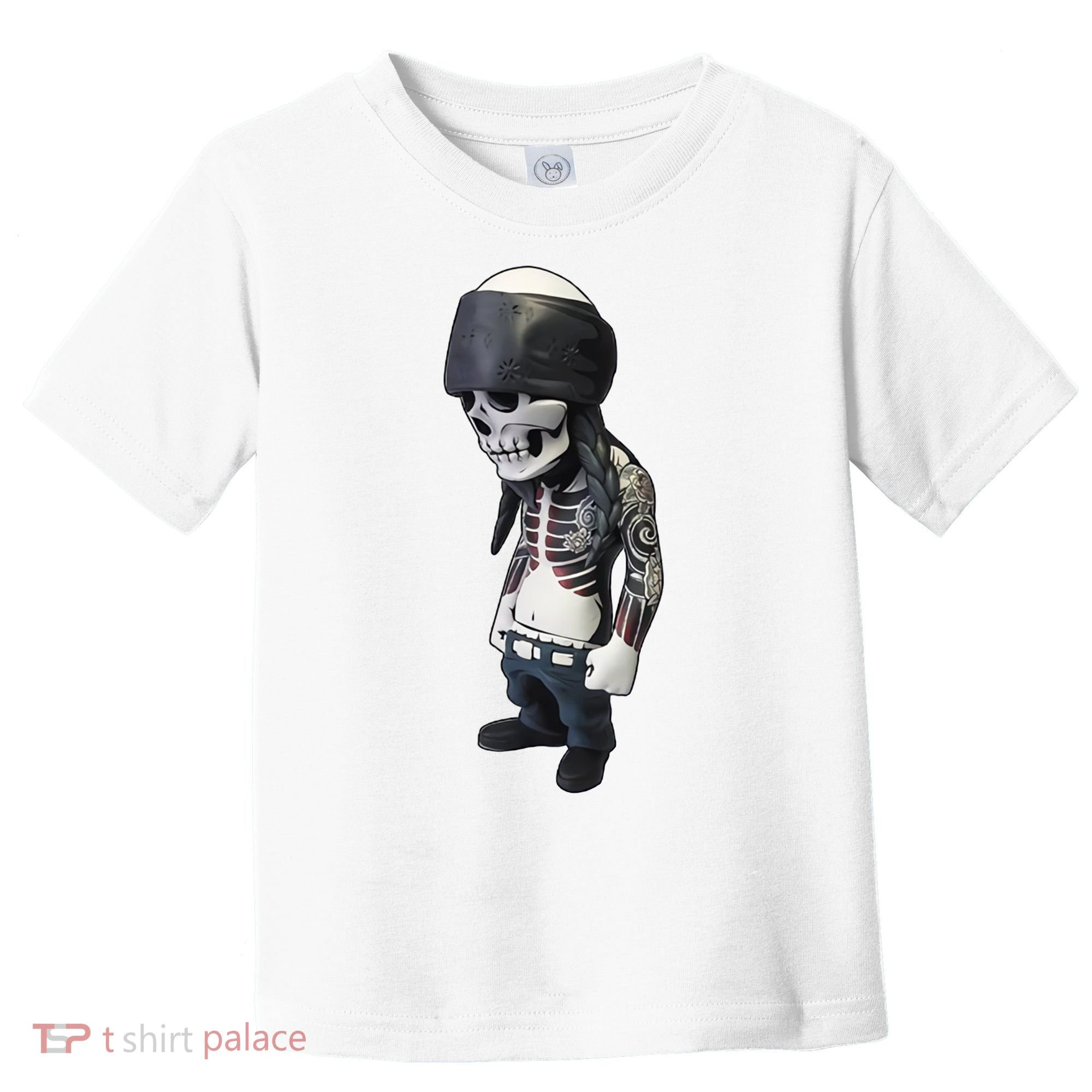 Gangster Skull Cool Swag Toddler T-Shirt