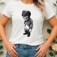Gangster Skull Cool Swag Women's T-Shirt thumb 2