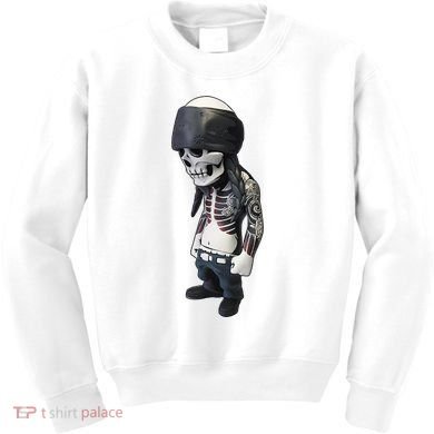 Gangster Skull Cool Swag Kids Sweatshirt