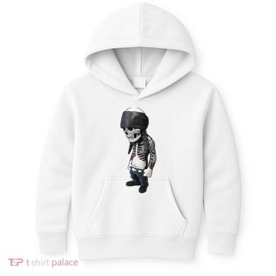 Gangster Skull Cool Swag Kids Hoodie