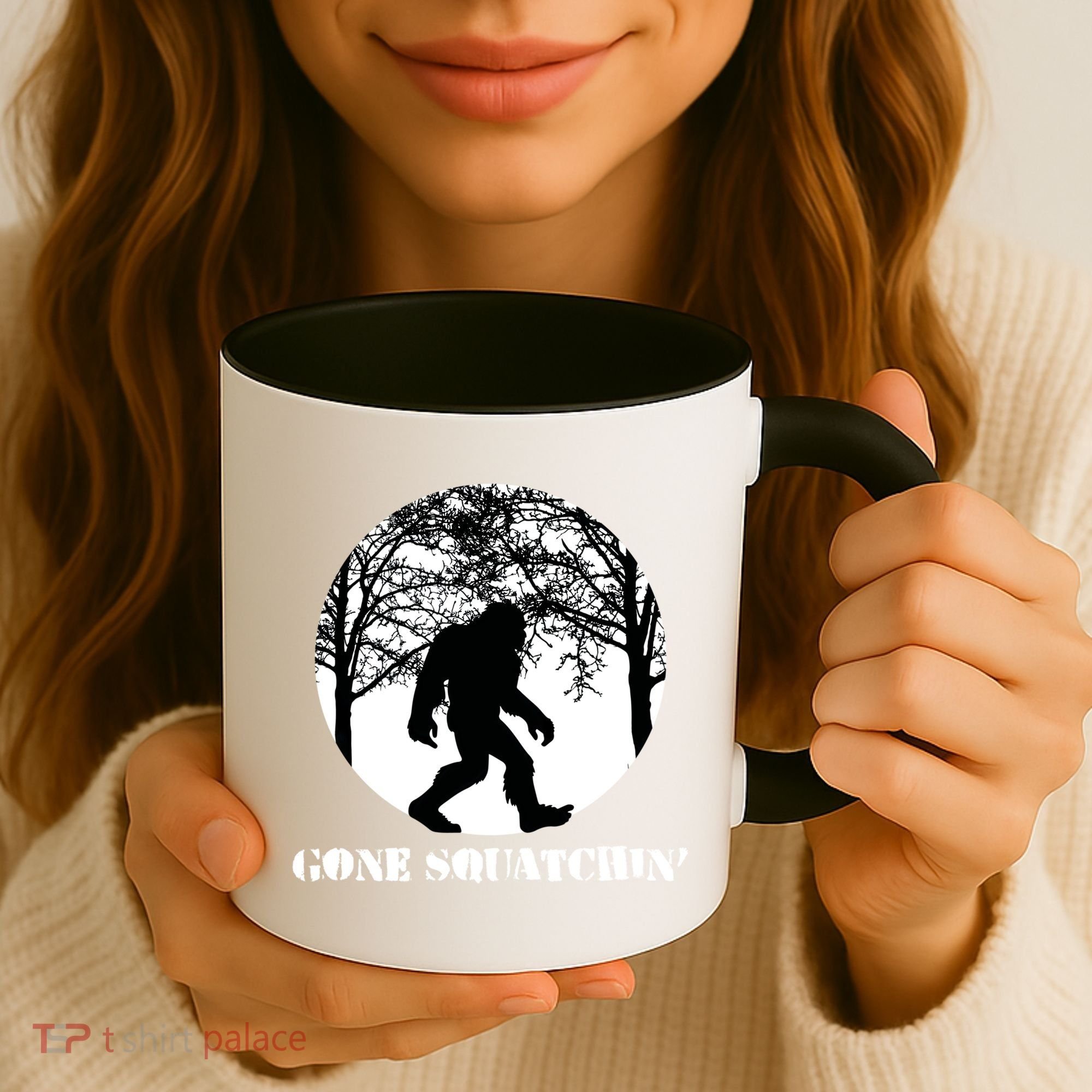 Gone Squatchin Cryptid Sasquatch Bigfoot Hunter Great Gift Coffee Mug