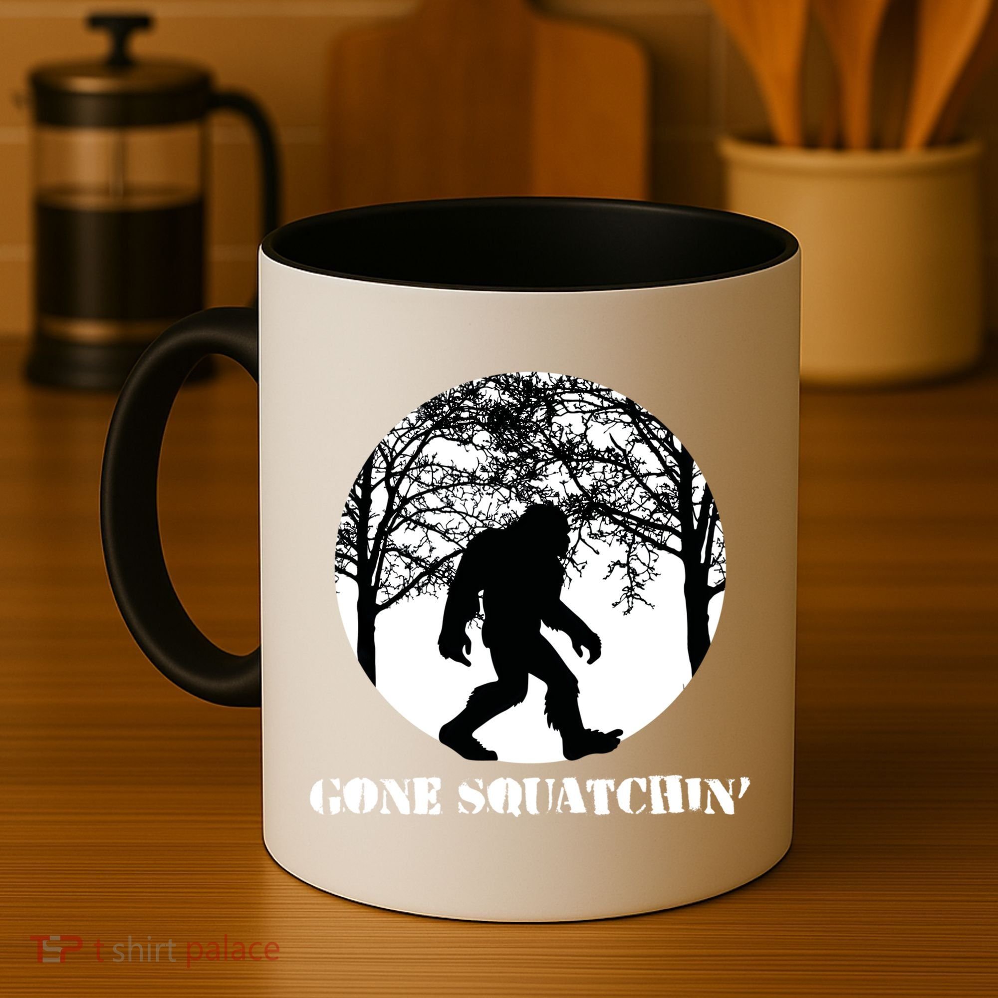 Gone Squatchin Cryptid Sasquatch Bigfoot Hunter Great Gift Coffee Mug