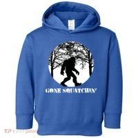 Gone Squatchin Cryptid Sasquatch Bigfoot Hunter Great Gift Toddler Hoodie thumb 0