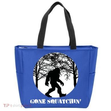 Gone Squatchin Cryptid Sasquatch Bigfoot Hunter Great Gift Tote Bag