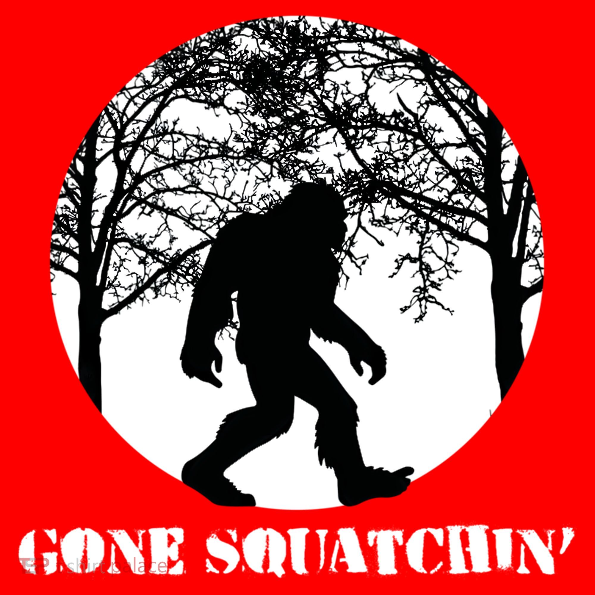 Gone Squatchin Cryptid Sasquatch Bigfoot Hunter Great Gift Santa Hat