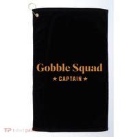 Gobble Squad Captain Gobble Gobble Gobble Golf Towel thumb 0