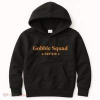 Gobble Squad Captain Gobble Gobble Gobble Kids Hoodie thumb 0
